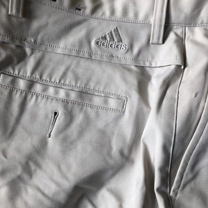 Adidas golf pants light gray